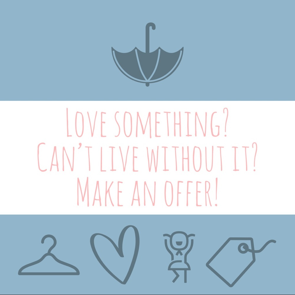 Reasonable offers are always welcomed!